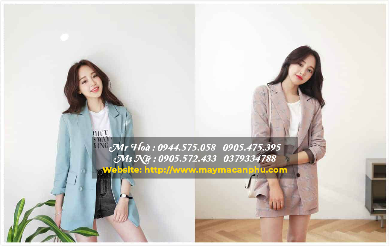 Các mẫu áo khoác kiểu Hàn Quốc