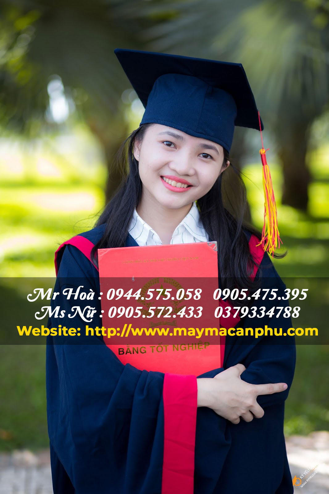 Cách mặc áo tốt nghiệp đại học