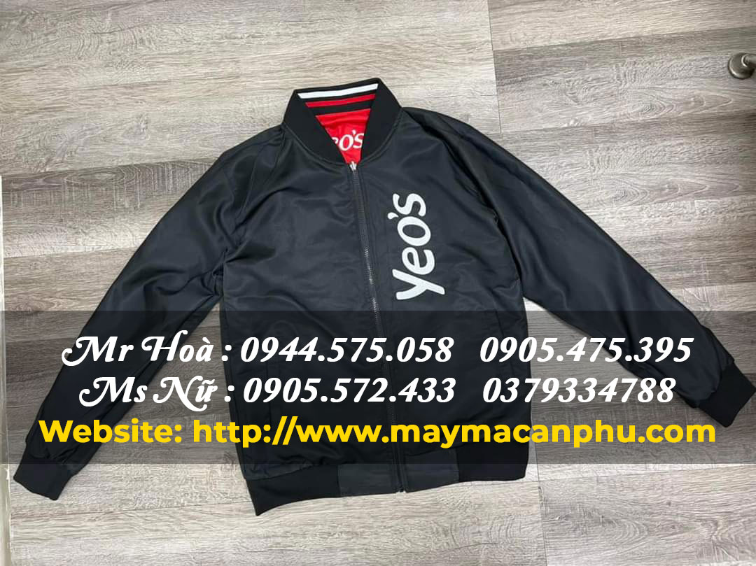 Mẫu áo khoác gió đồng phục