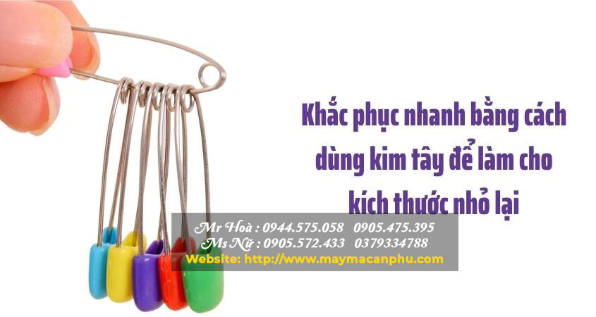 Cách thu nhỏ cổ áo thun bị rộng đơn giản.