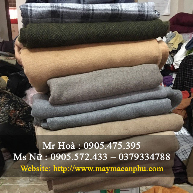 Vải dạ may áo khoác