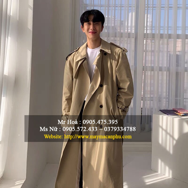 Áo khoác măng tô dáng dài