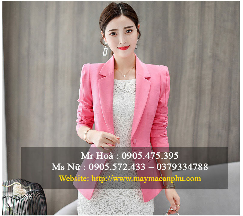 Áo khoác vest nữ ngắn 02