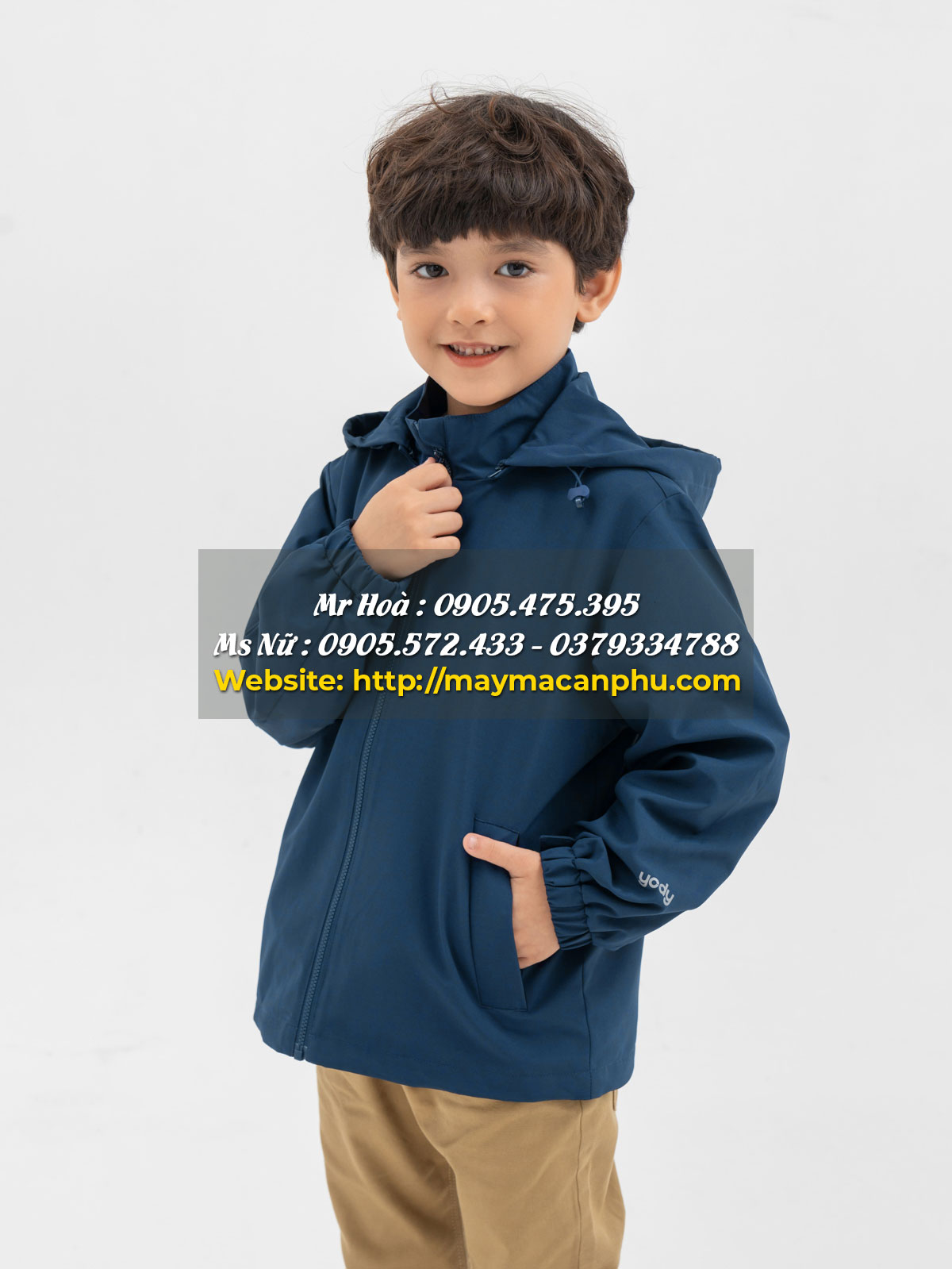 Áo khoác gió 2 lớp trẻ em