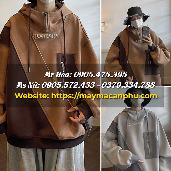 Giới thiệu về áo hoodie nam cổ kéo khóa