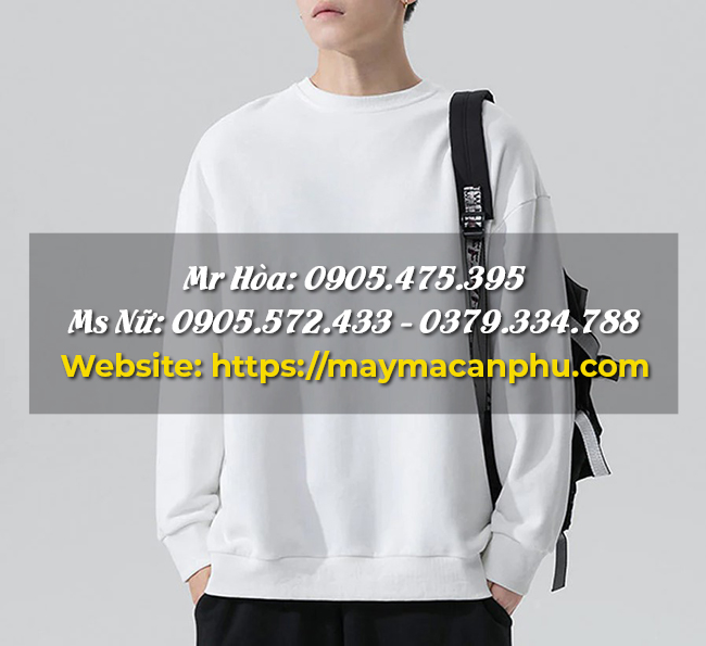 Áo hoodie trơn không mũ – xu hướng tối giản được ưa chuộng