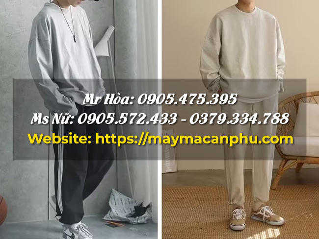 Cách phối đồ với áo hoodie trơn không mũ linh hoạt và đa dạng