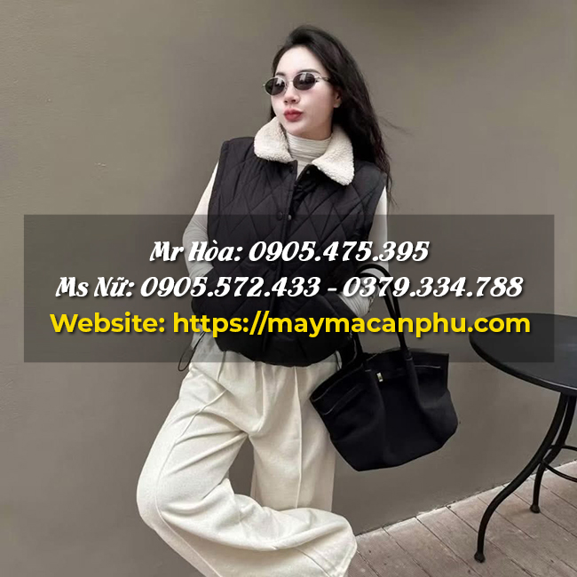Mẫu áo khoác gòn dáng ngắn – Trẻ trung và năng động