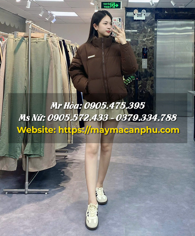 Mẫu áo khoác gòn thể thao – Linh hoạt trong mọi hoạt động