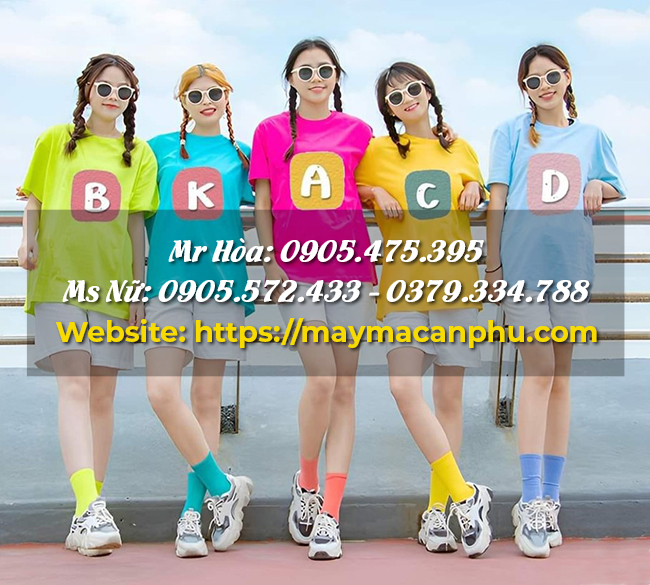 Thiết kế sáng tạo khi may áo thun đồng phục nhóm