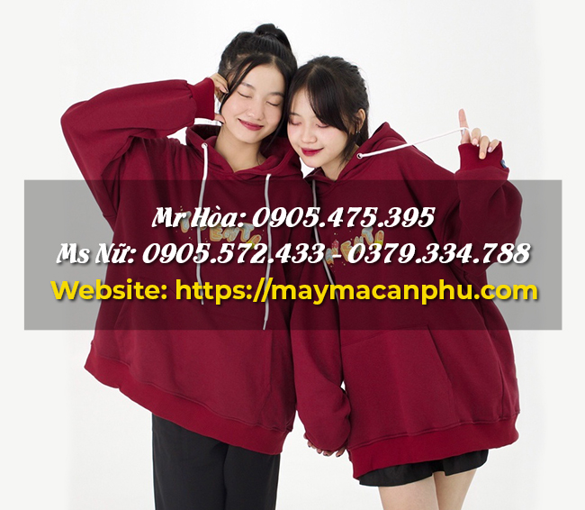 Áo hoodie nỉ bông ấm áp – xu hướng thời trang không thể thiếu