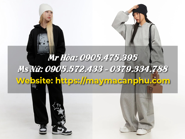 Phối áo hoodie mùa lạnh cùng quần jogger thoải mái