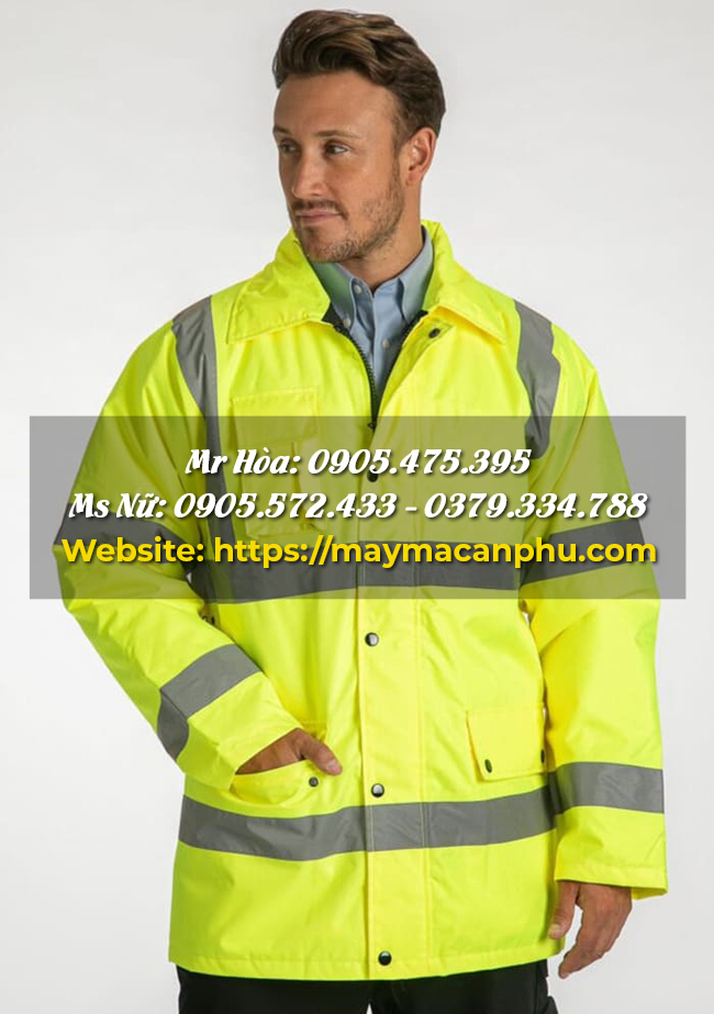 Các mẫu áo khoác lao động phản quang phổ biến hiện nay