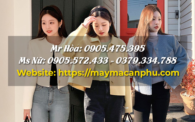 Xu hướng may áo khoác màu sắc đa dạng hiện nay