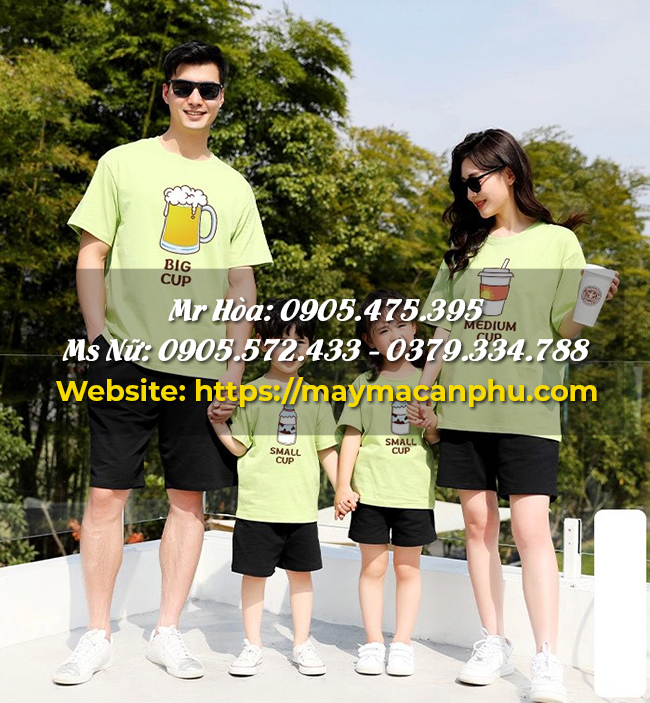 Lợi ích khi đặt may áo thun cho gia đình