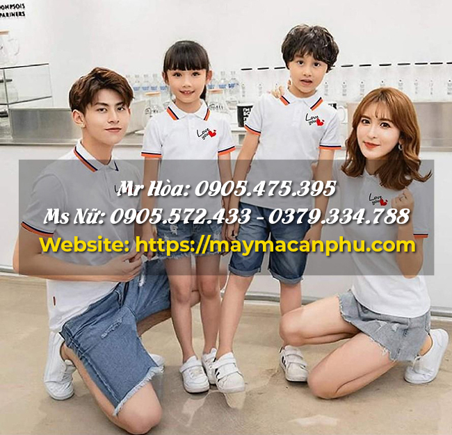 Tiêu chí lựa chọn địa chỉ đặt áo thun đồng phục gia đình uy tín