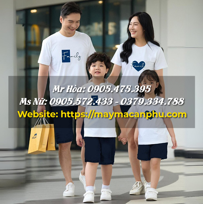 May Mặc An Phú – Địa chỉ đặt áo thun đồng phục gia đình được nhiều khách hàng tin chọn