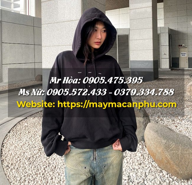 Địa chỉ đặt may hoodie thoáng mát chất lượng, giá tốt