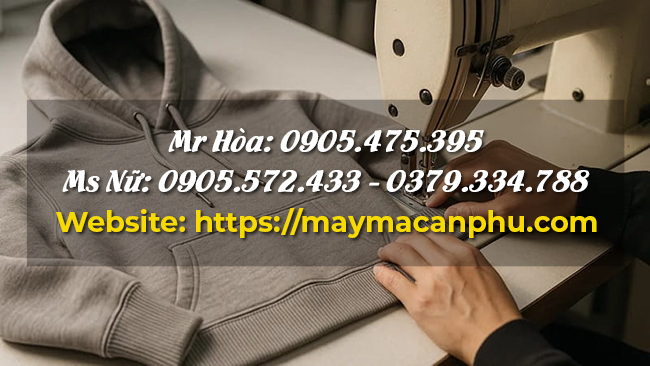 May Mặc An Phú – Địa chỉ thiết kế và may hoodie theo yêu cầu uy tín