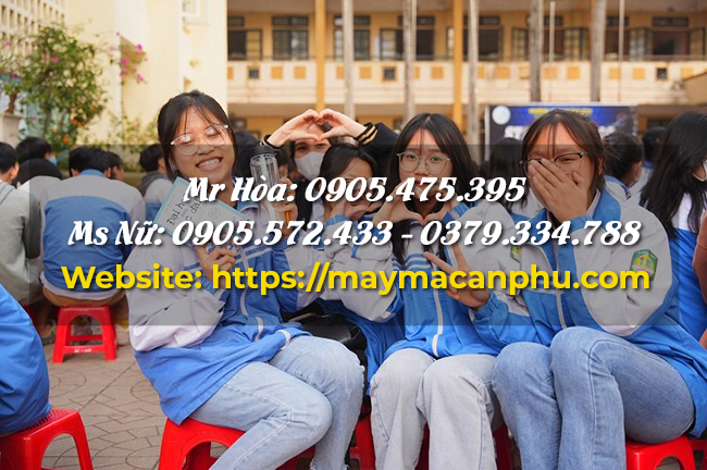 May Mặc An Phú – Giải pháp may áo khoác học sinh màu xanh theo yêu cầu