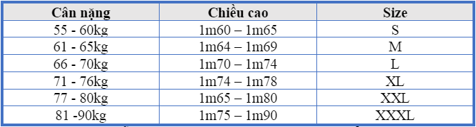 Hướng dẫn chọn size áo thun nam theo tiêu chuẩn Việt Nam
