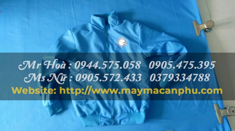 Các bước may áo gió hai lớp