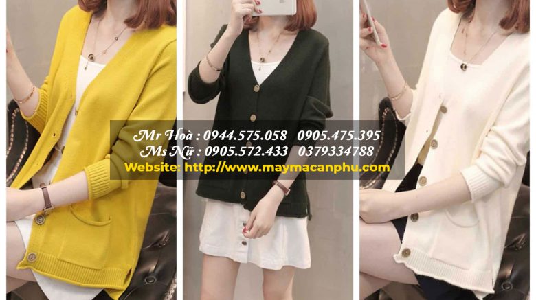 Mẫu áo khoác cardigan nữ