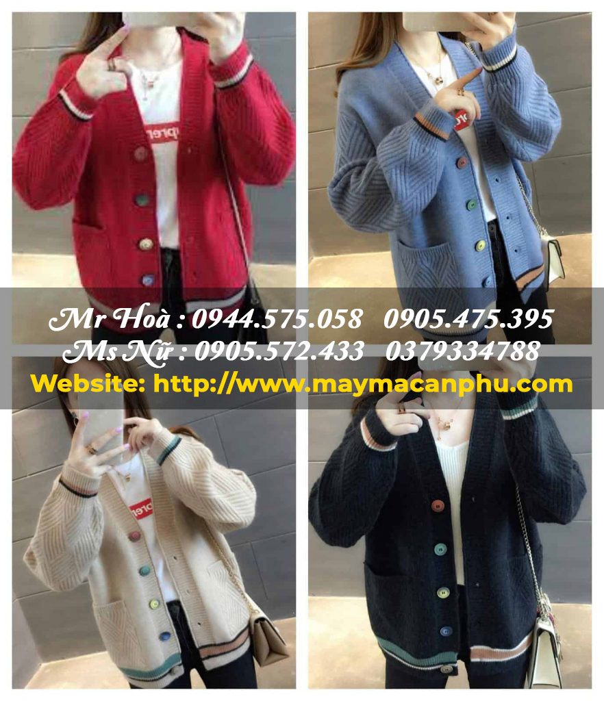 Mẫu áo khoác cardigan