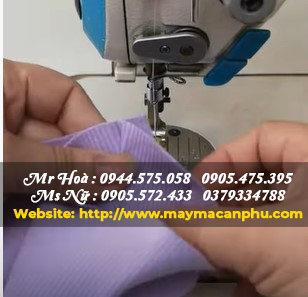 Cách may bo tay áo khoác.