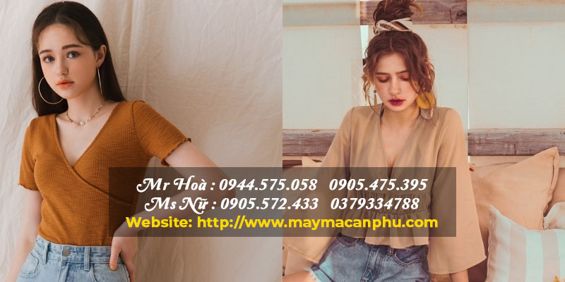 Mẫu áo phông cổ chữ V