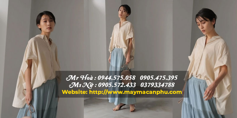 Mẫu áo phông tay thả
