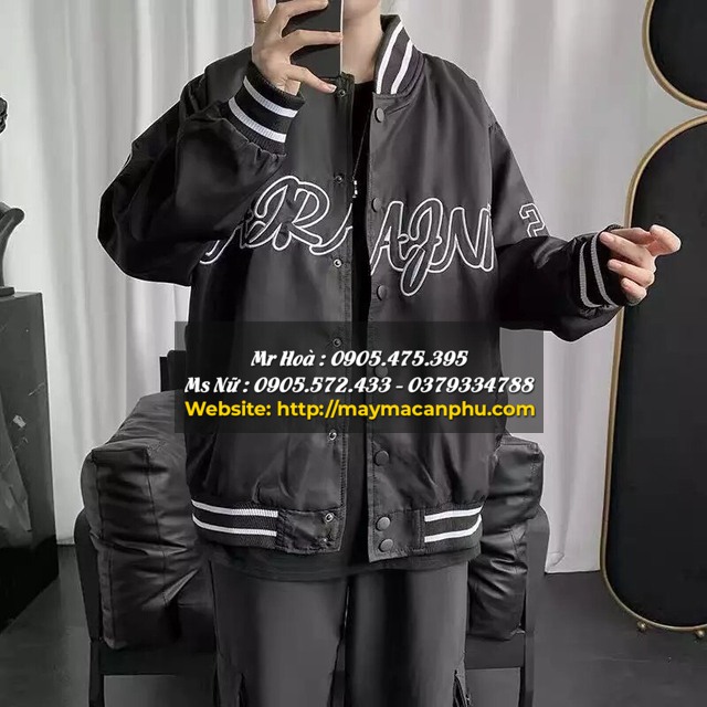 Mẫu áo khoác bomber nam 2 lớp