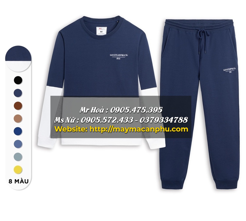 Mẫu quần áo nỉ thể thao nam mùa đông