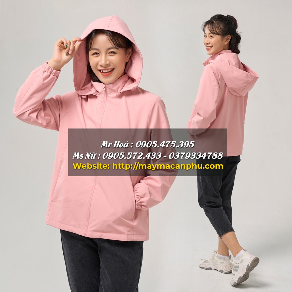 Thiết kế áo khoác 2 lớp cho nữ có mũ