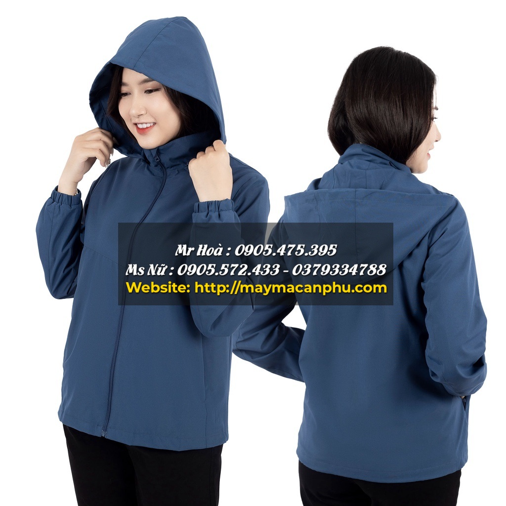 Thiết kế áo khoác 2 lớp cho nữ có mũ