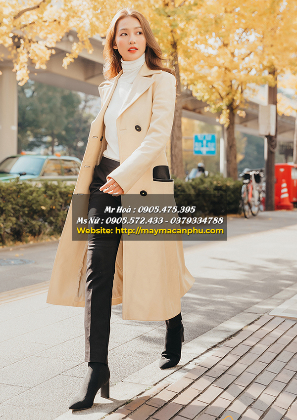 Cách phối đồ với áo khoác kaki nữ