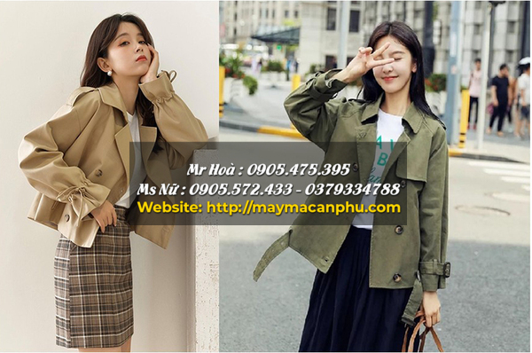 Cách phối đồ với áo khoác kaki nữ
