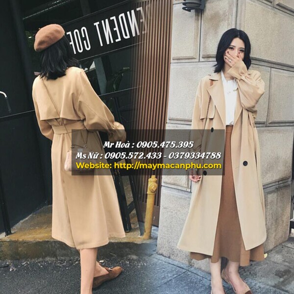 Cách phối đồ với áo khoác kaki nữ