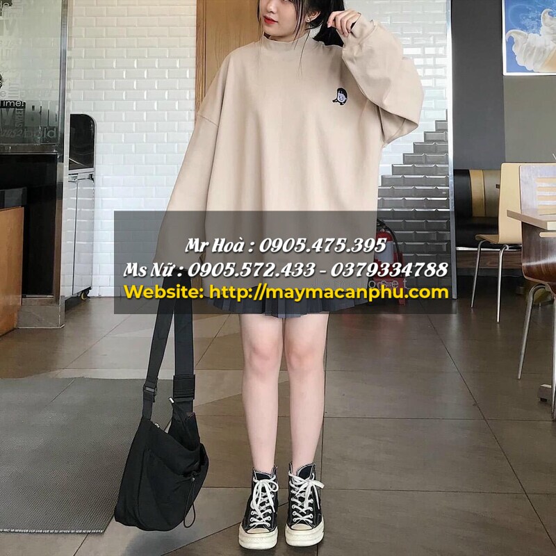 Kiểu áo hoodie không có túi