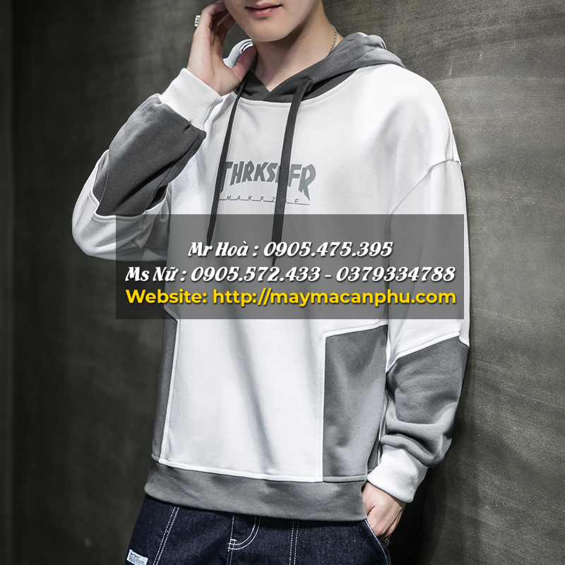 Kiểu áo hoodie không có túi