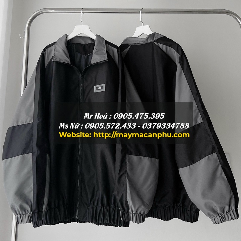 Kiểu áo khoác nam vải dù 1 lớp