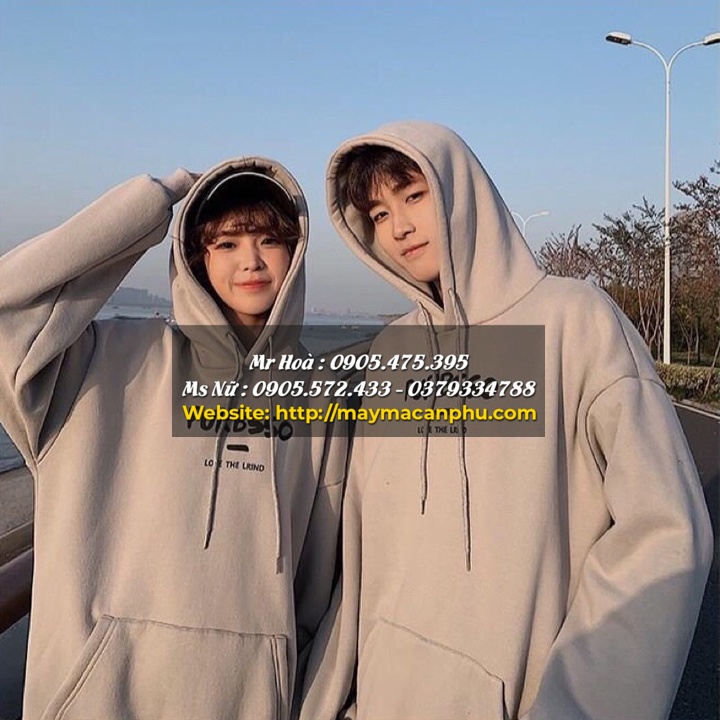 Mẫu áo hoodie dành cho các cặp đôi