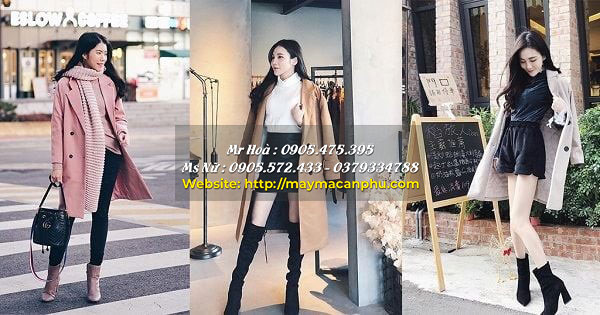 Áo khoác dài cho người thấp cực xinh