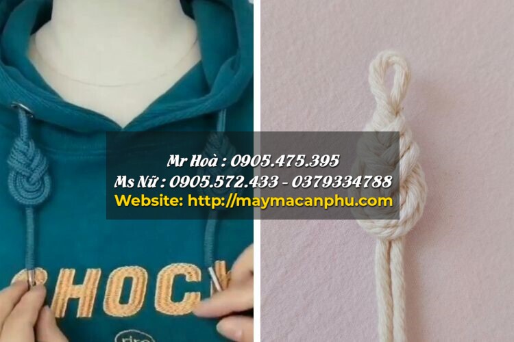 Cách thắt dây áo khoác đơn giản