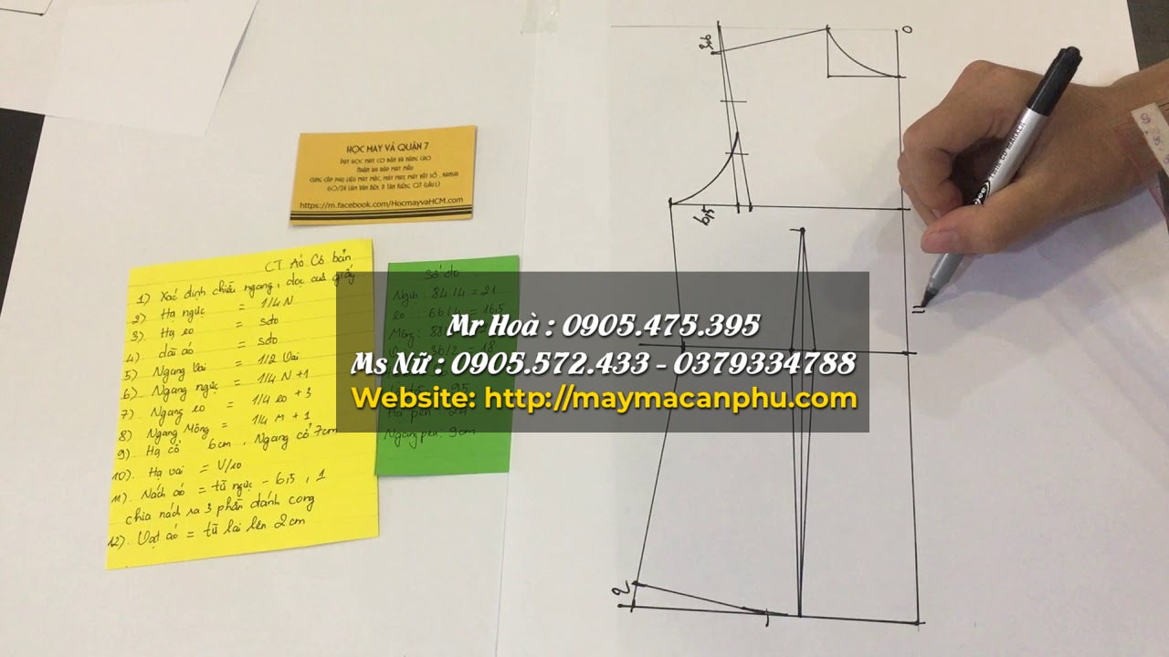 Hướng dẫn cắt may áo thun nữ