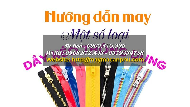 Hướng dẫn may dây kéo áo khoác