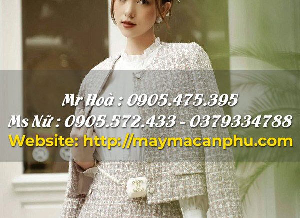 Cách mặc áo khoác tweed đẹp