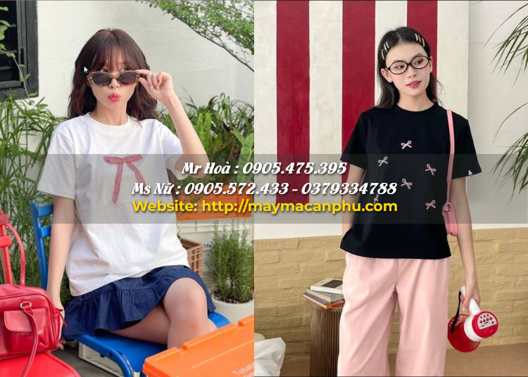 Chọn áo thun nữ phù hợp với vóc dáng.