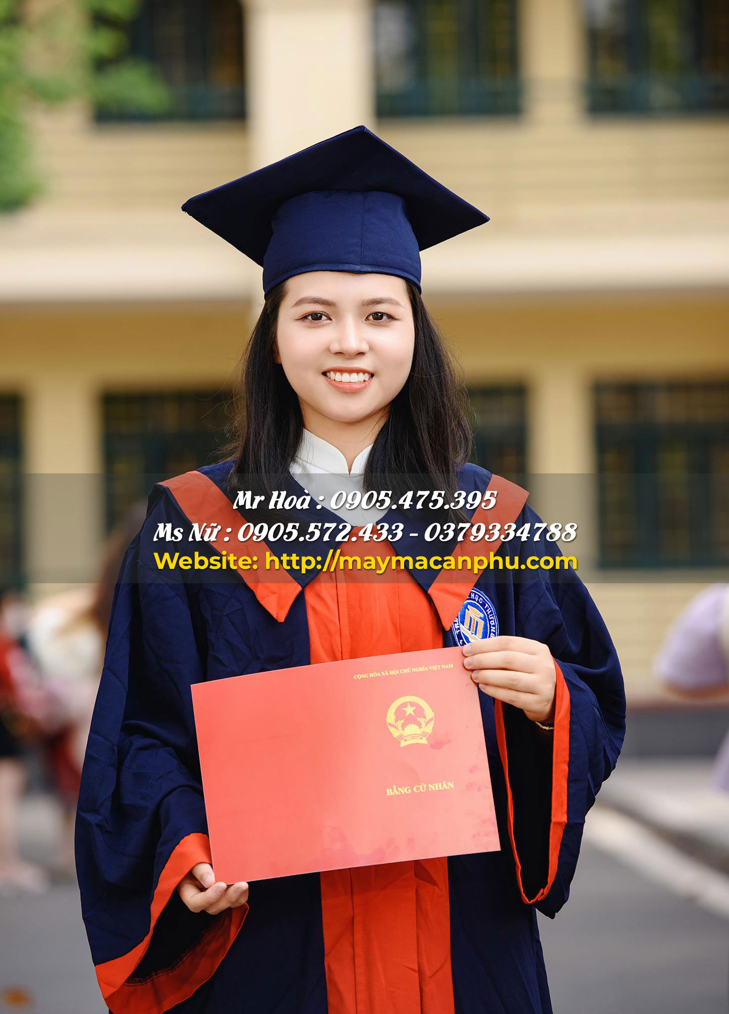 Các bước mặc áo cử nhân đúng sẽ cho thành quả là những bức ảnh tốt nghiệp vô cùng ưng ý