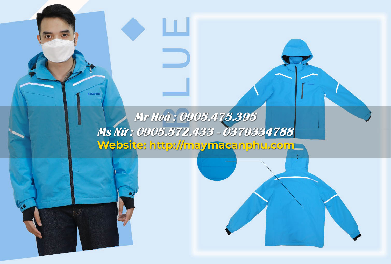 Mẫu áo khoác đồng phục học sinh có mũ đẹp